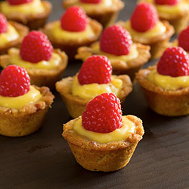 Bite-size Paleo Lemon Raspberry Cups Recipe