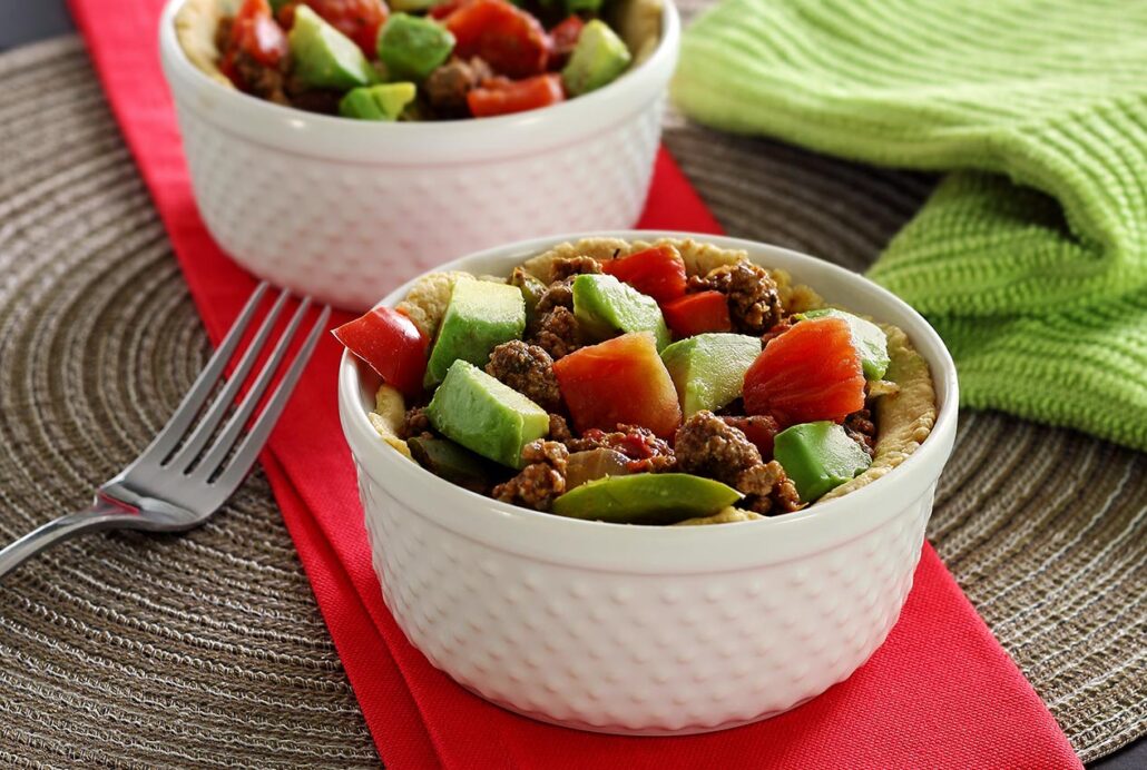 Easy recipe for paleo taco pie