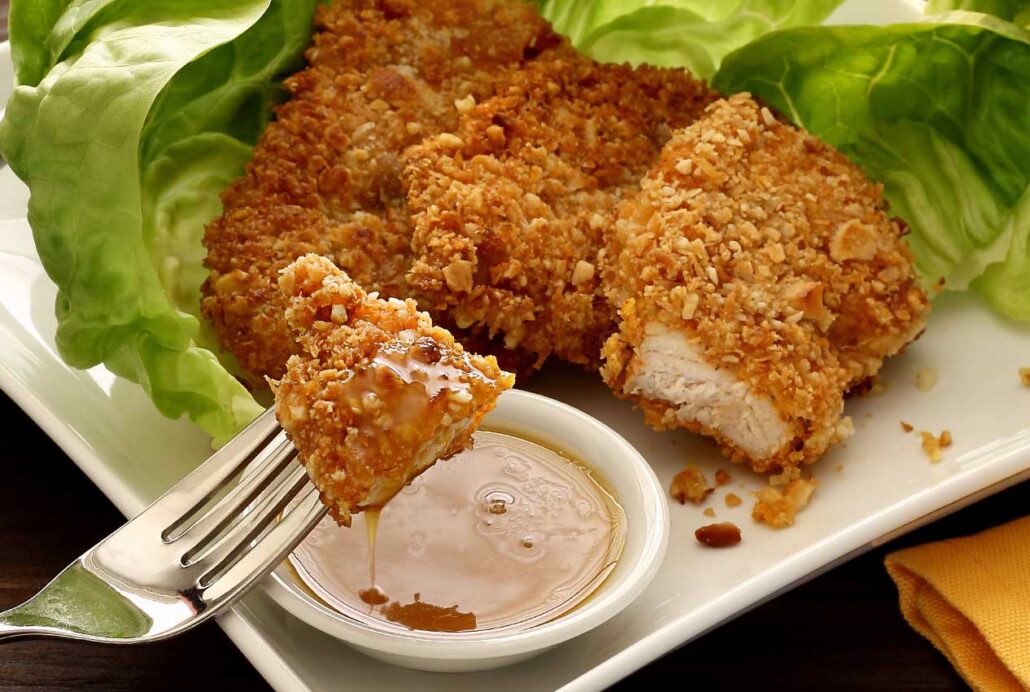 Paleo Newbie easy paleo and gluten-free Macadamia Nut Chicken recipe