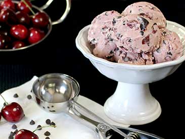 Cherry Chocolate Chip Paleo Ice Cream Recipe