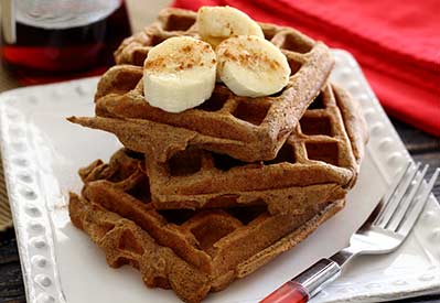 Paleo Sweet Potato Waffles Recipe