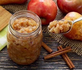Chunky Paleo Cinnamon Apple Pear Sauce