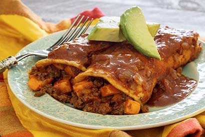 Paleo Enchiladas with Chorizo & Sweet Potato Recipe