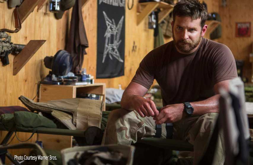 Bradley Cooper in American Sniper. Photo: Warner Bros.