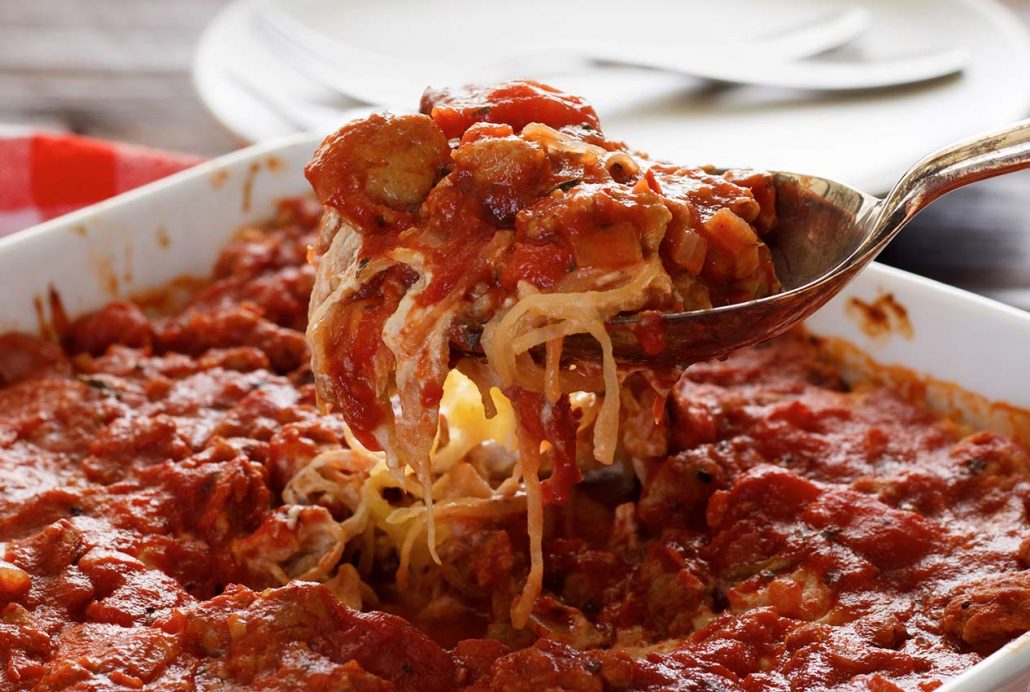 easy paleo recipe for baked paleo spaghetti squash