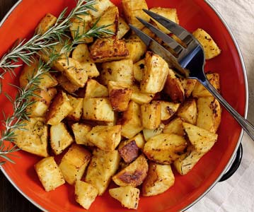 Paleo Roasted Mustard White Sweet Potatoes Recipe