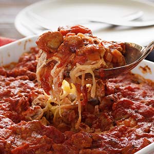 “Easy & Cheesy” Paleo Baked Spaghetti Squash Recipe