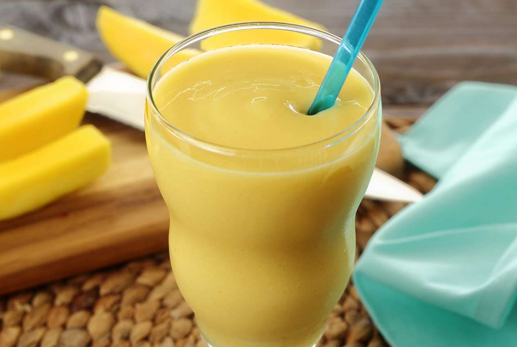 easy paleo recipe for a mango smoothie