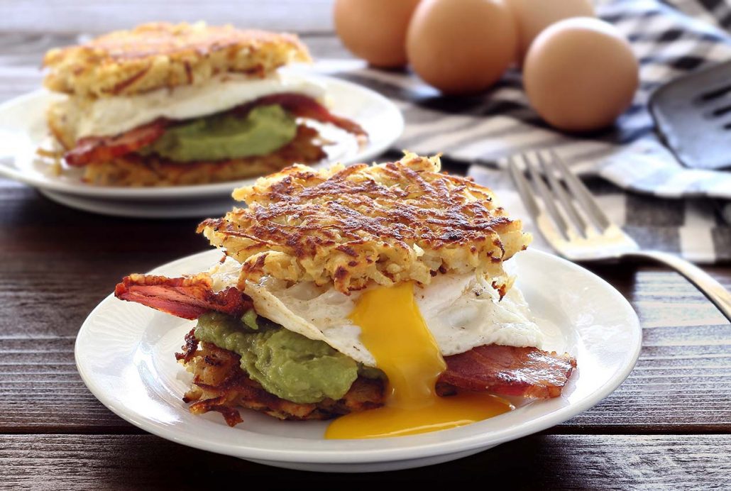 easy paleo recipe for hash brown breakfast sliders