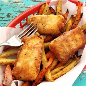 Paleo Beer-Batter Fish Fry