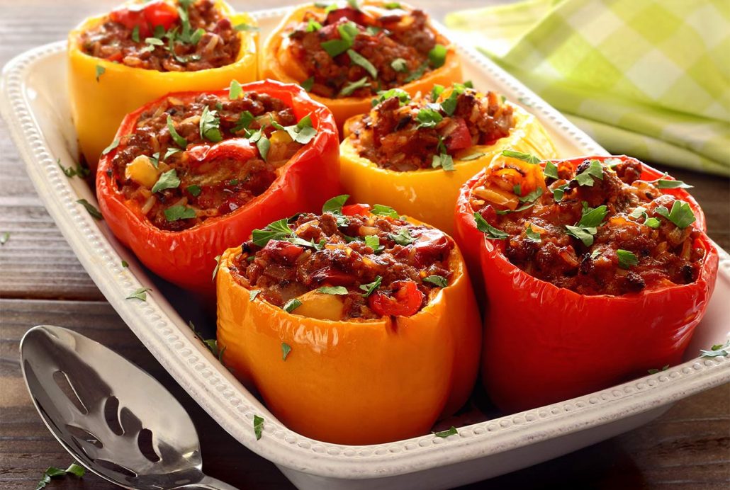 easy paleo recipe for stuffed peppers