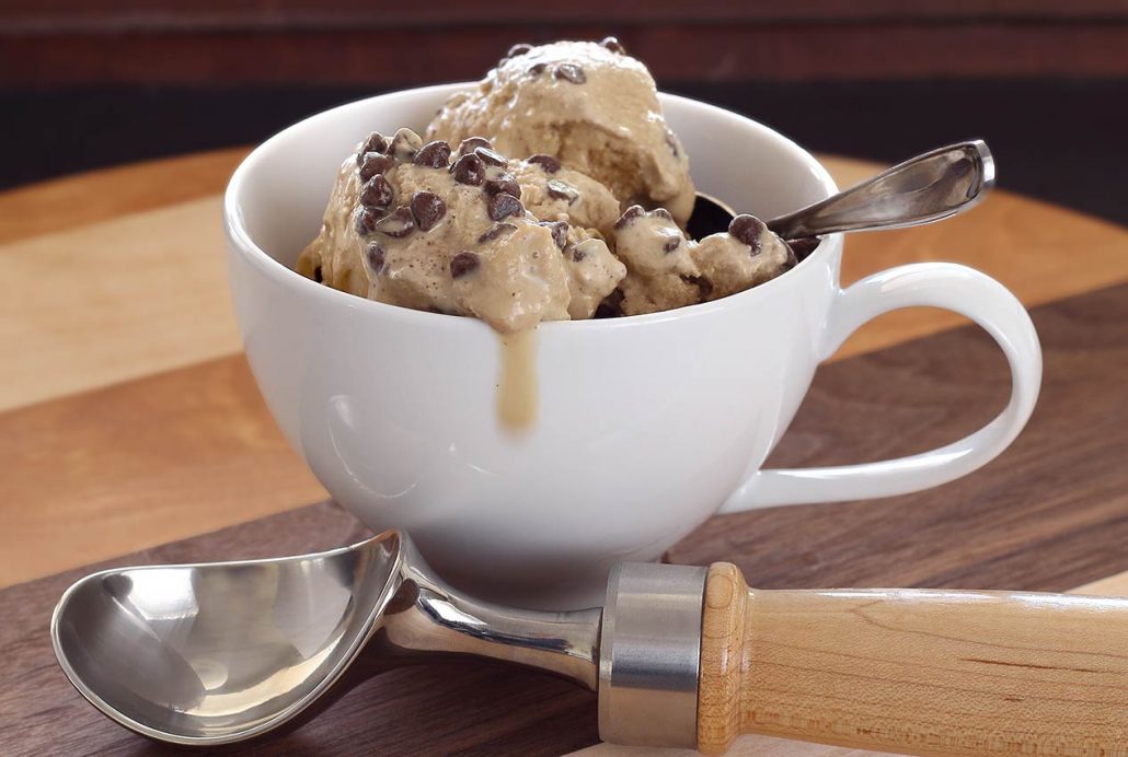 easy paleo recipe for dairy-free ice cream coffee flavored