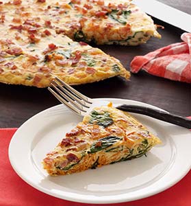 Paleo Spinach & Pancetta Frittata