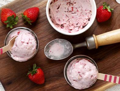 Strawberry Banana Paleo Ice Cream Recipe