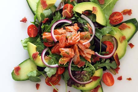 Paleo Smoked Salmon Salad