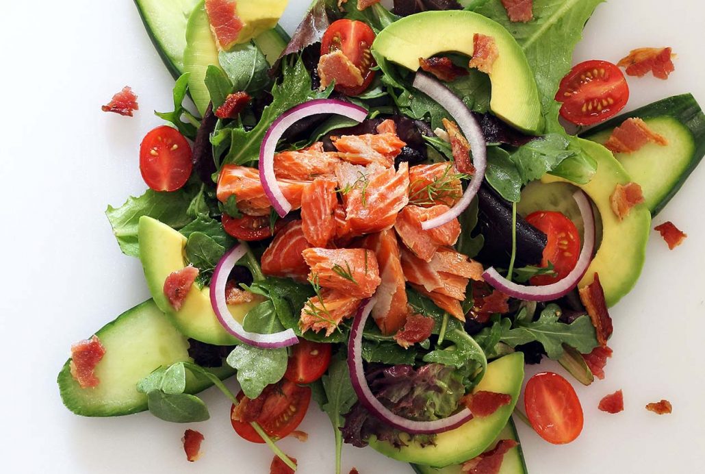 easy paleo smoked salmon salad recipe