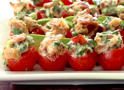 Paleo BLT Party Platter Bites