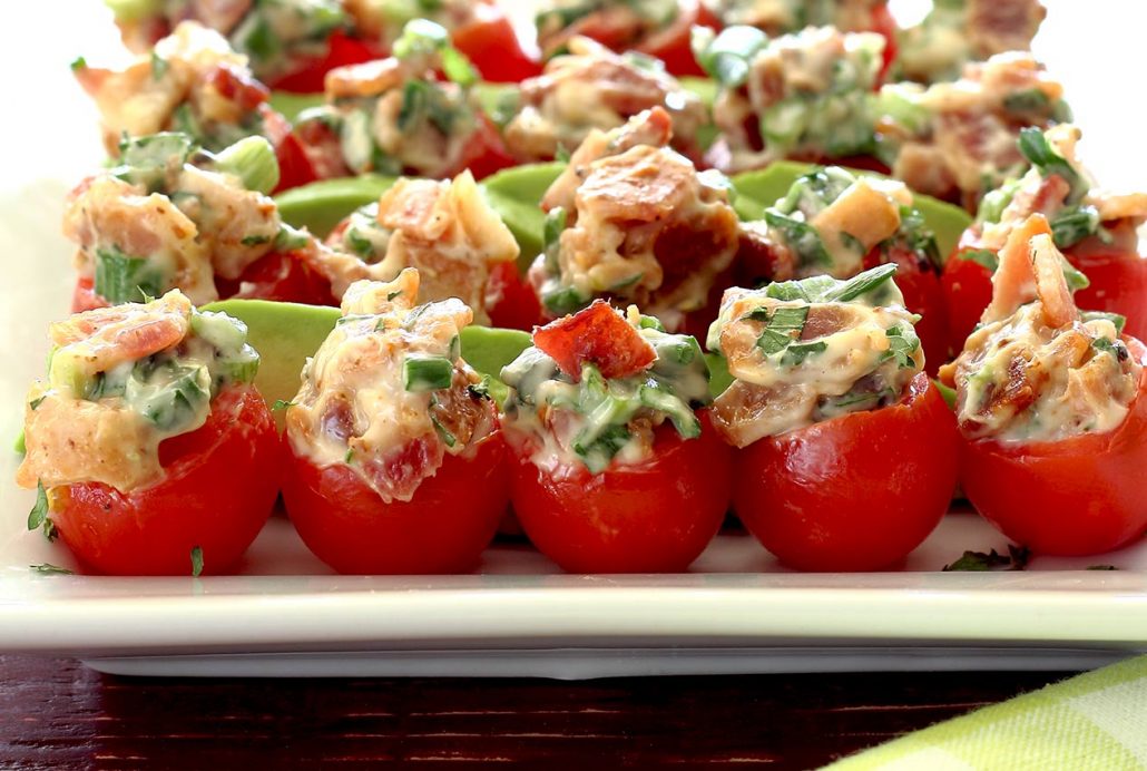 Easy Paleo recipe for BLT bites appetizer