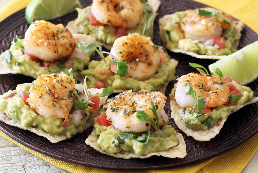 easy paleo recipe for shrimp tostada bites