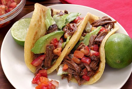 Slow-Cooked Spicy Beef Shredded Tacos | Paleo Newbie