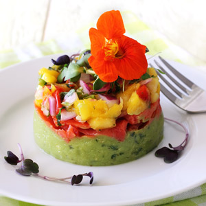Paleo Stacked Smoked Salmon Appetizer Recipe