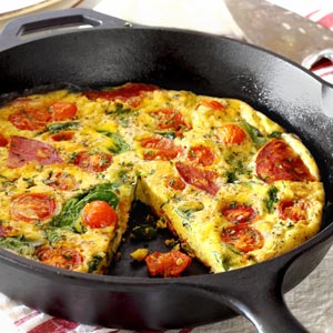 Easy Paleo Chorizo & Tomato Frittata