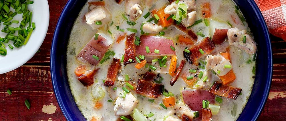 easy paleo recipe for a gluten-free chicken chowder