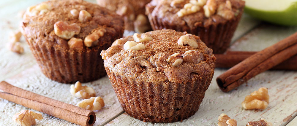 easy paleo recipe for apple and nut gluten free muffins