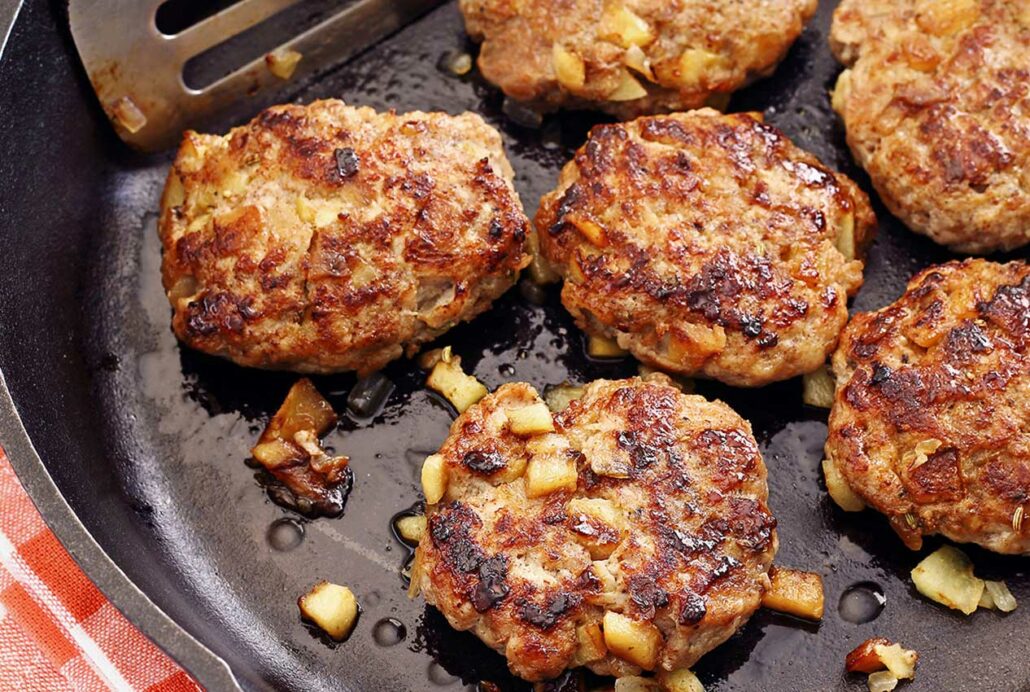 pork and apple paleo breakfast sausages