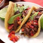 easy recipe for crockpot shredded beef in a paleonewbie gluten-free paleo tortilla